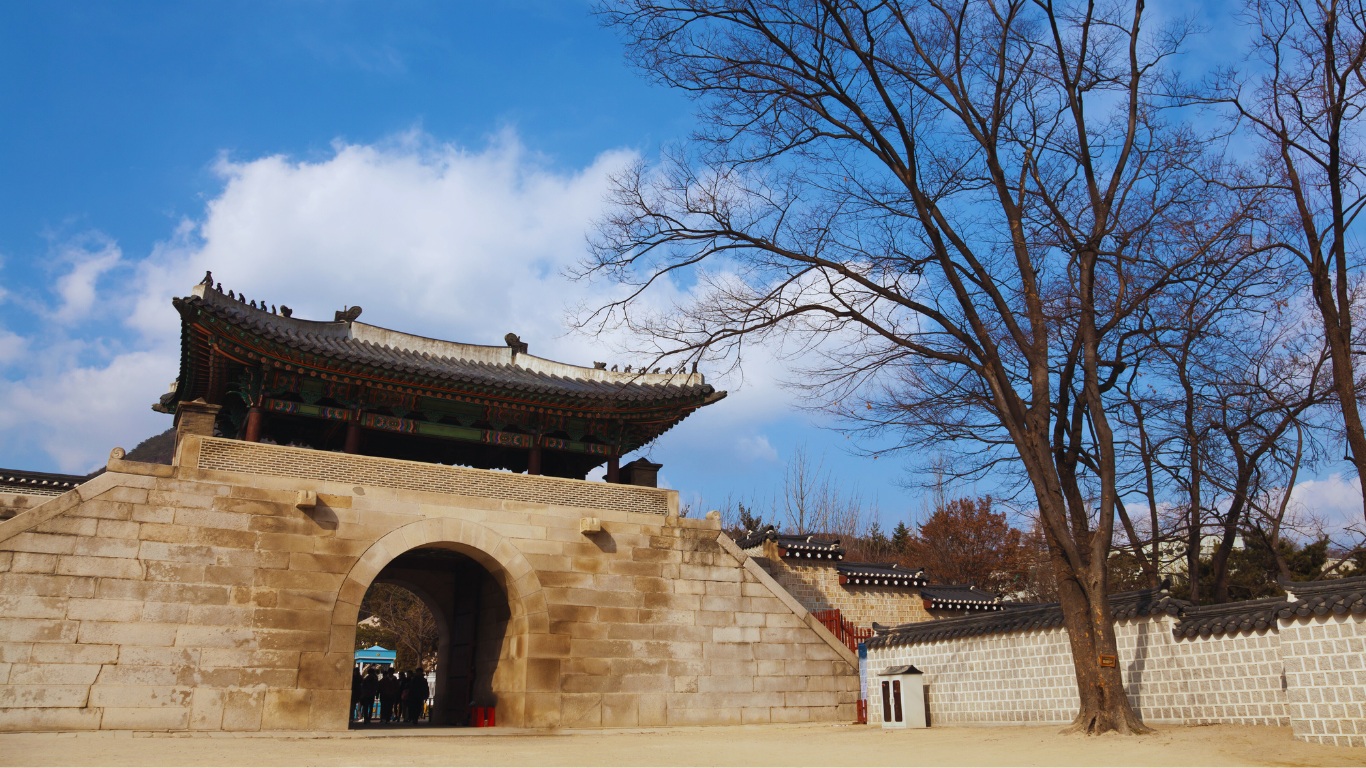 gyeongbokgung north gate side