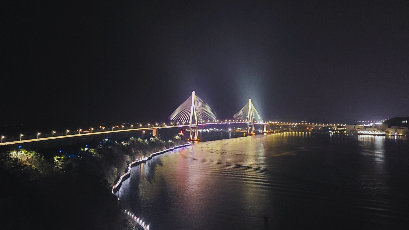 mokpo-port-bridge-evening-view