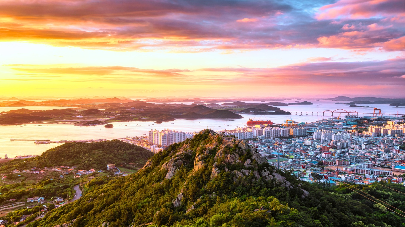 mokpo-yudalsan-sea-city-views-sunset