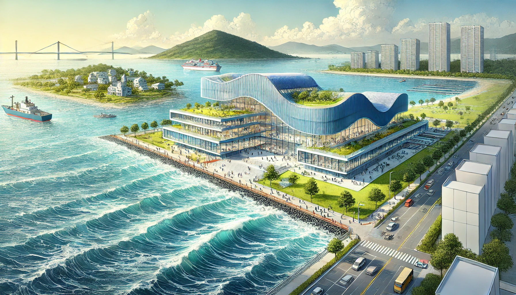 National Maritime Museum of Incheon is expected to be a hub of education, culture, and tourism, providing insights into Korea's relationship with the sea from the past to the future.