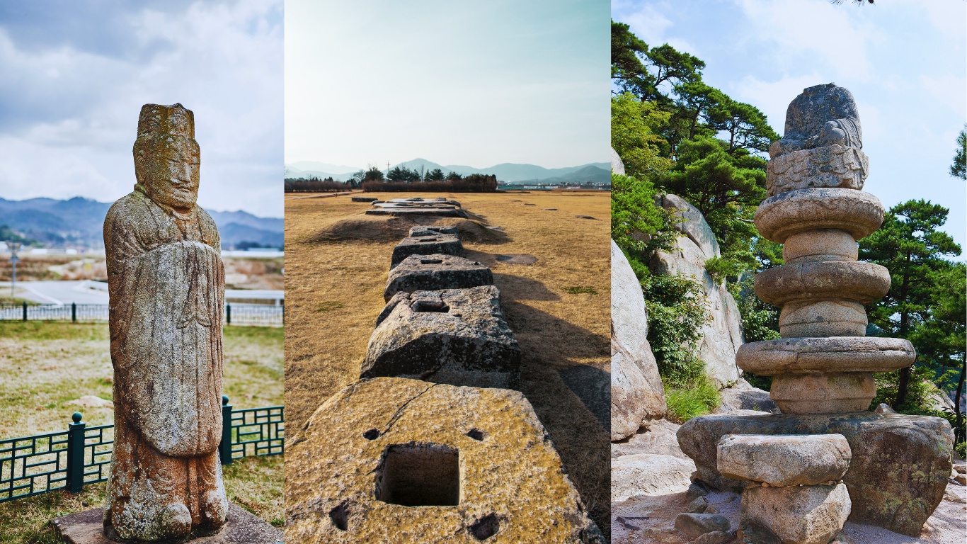 silla-kingdom-ruins-stone-artifacts--statues-gyeongju