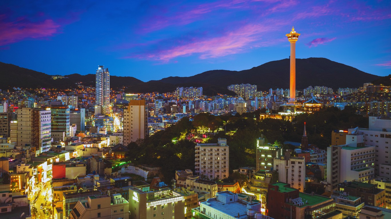 busan tower panoramic view