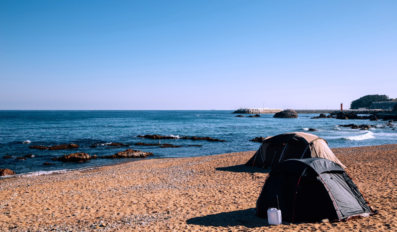 Yeongildae Beach and Pavilion in Pohang